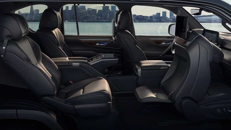 interior seating view of a Lexus LX
