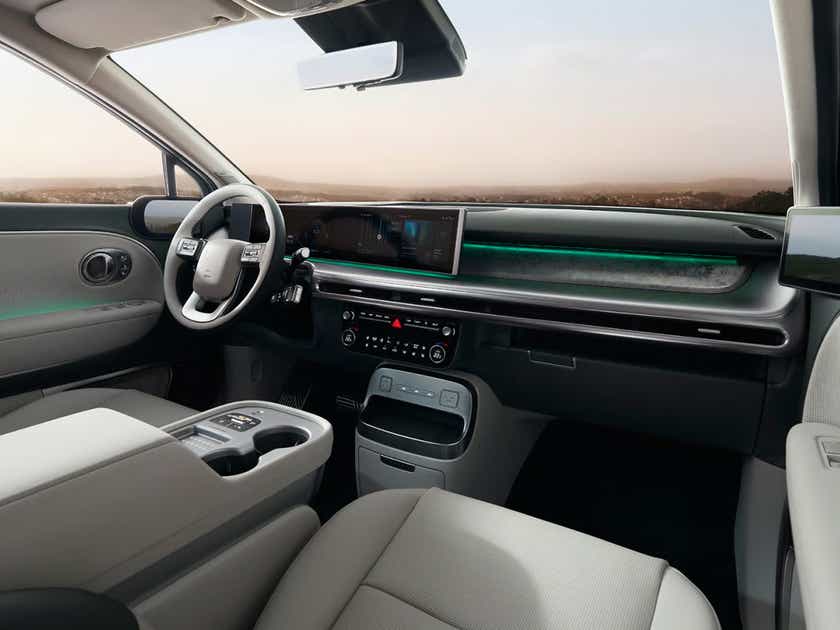 interior dashboard of a Hyundai IONIQ 9