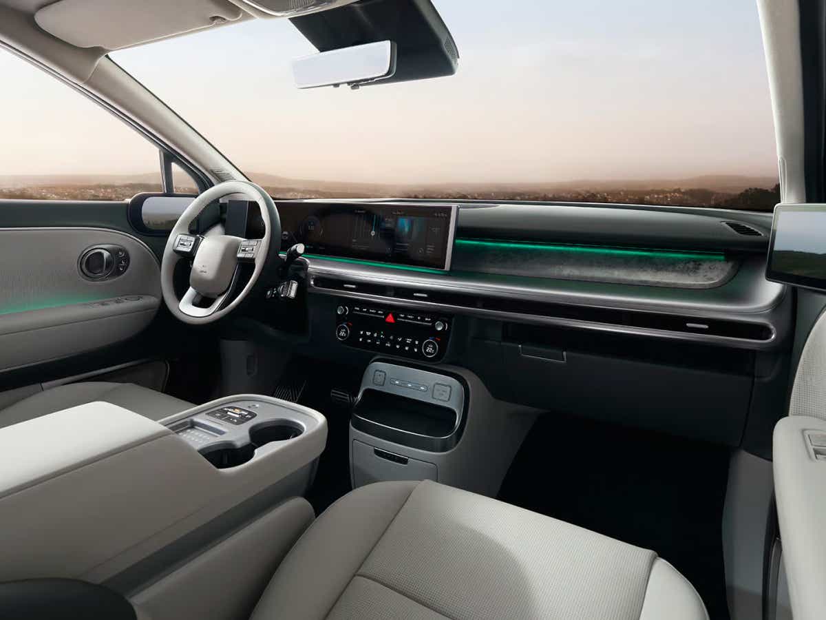 interior dashboard of a Hyundai IONIQ 9