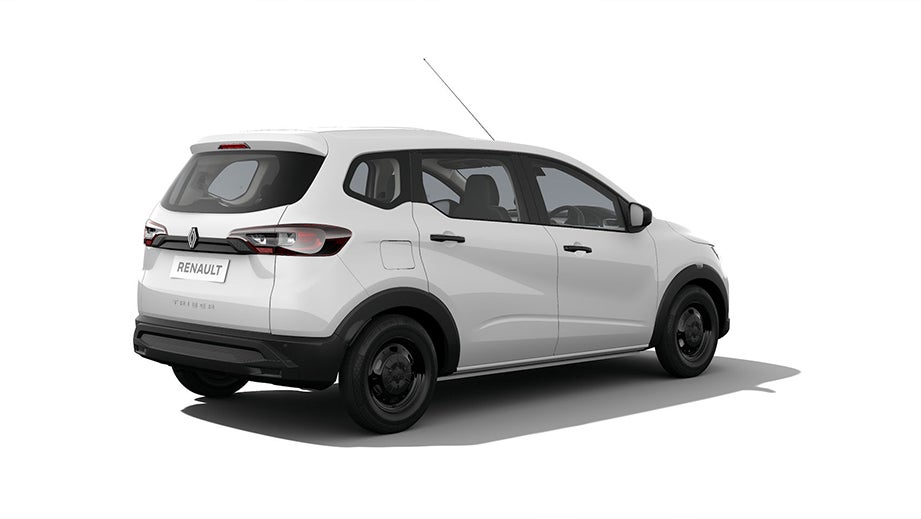 rear three-quarter of a Renault Triber