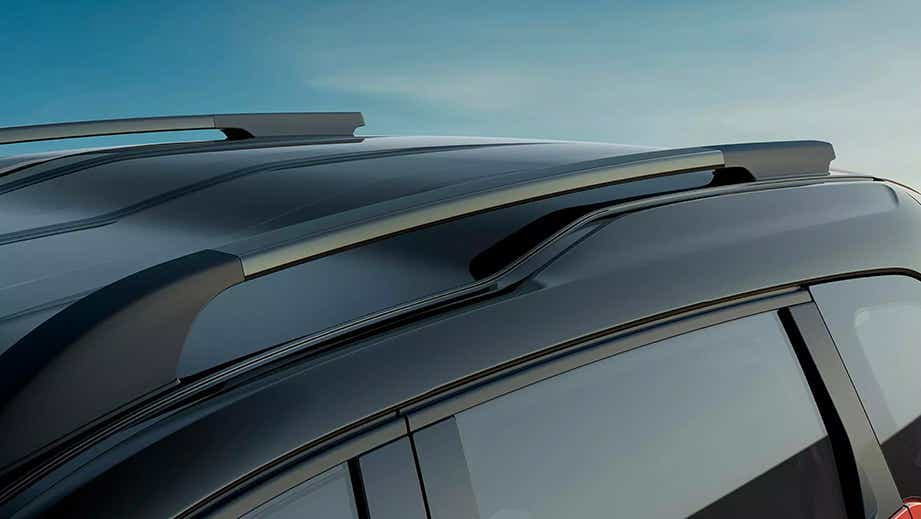 roof rail close-up of a Renault Triber