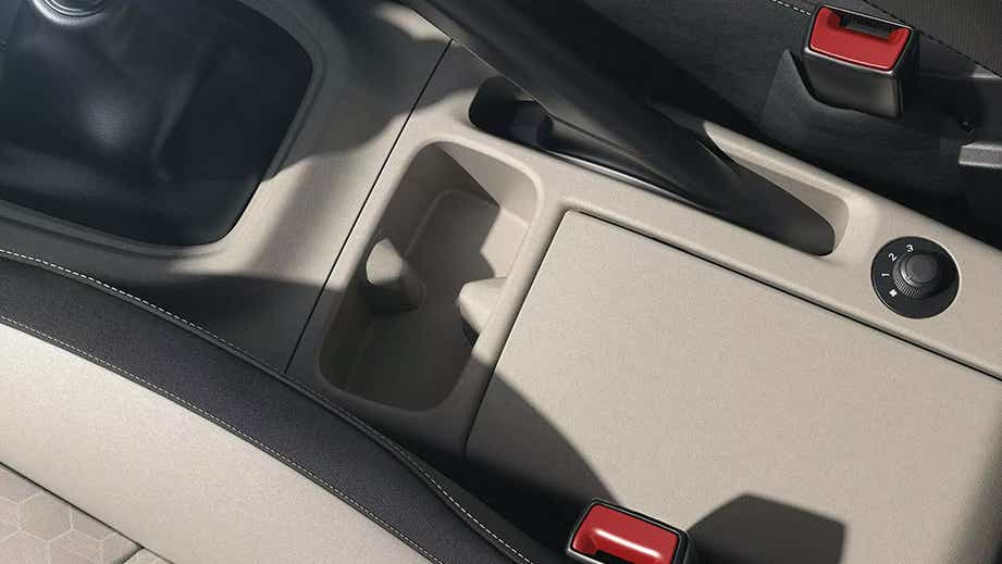 center console area of a Renault Triber