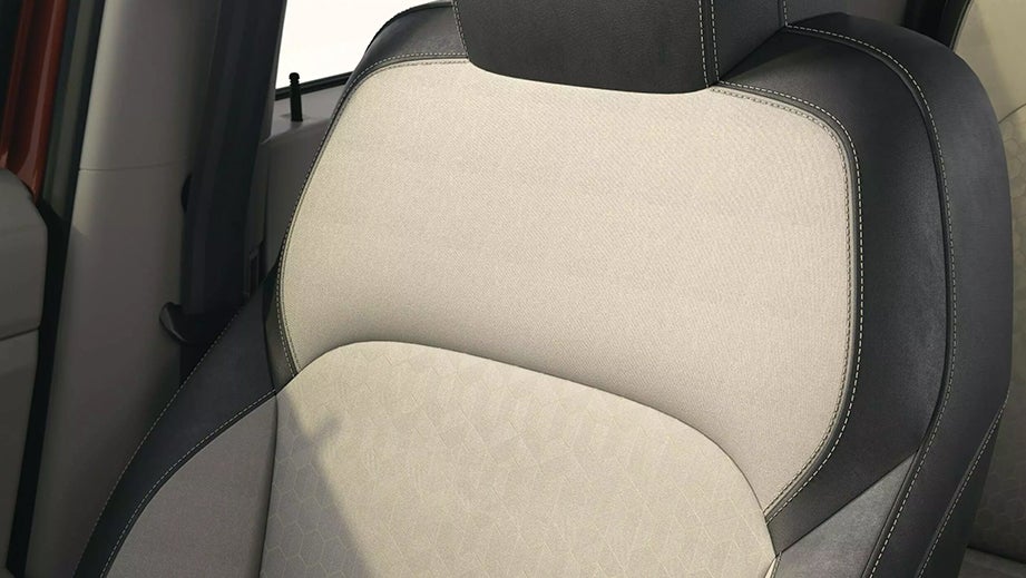 front seat upholstery of a Renault Triber
