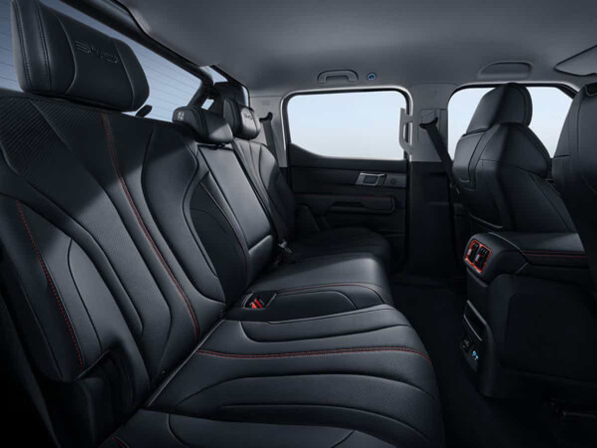 rear seat interior of a BYD Shark Pickup