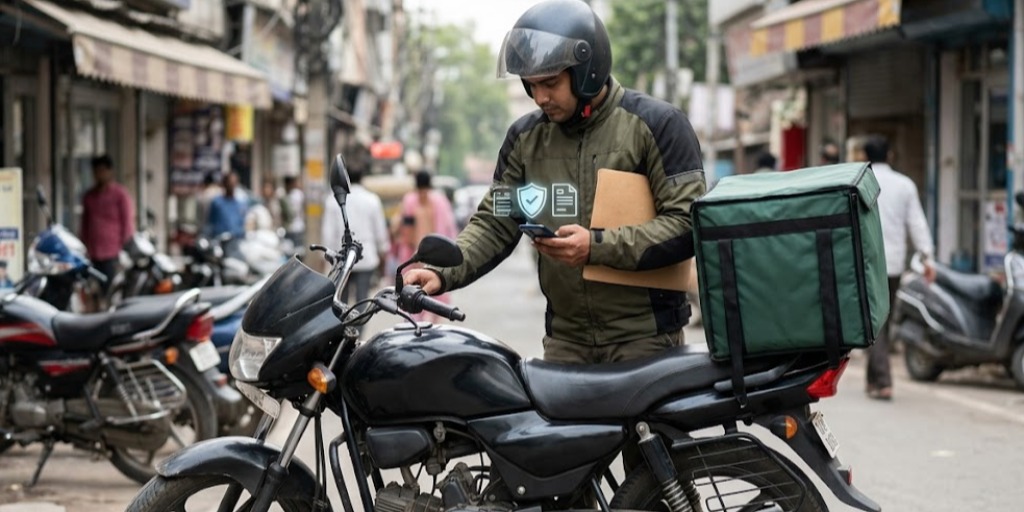 Complete Guide to Bike Insurance for Delivery and Aggregator Riders in India (Swiggy, Zomato, Rapido)