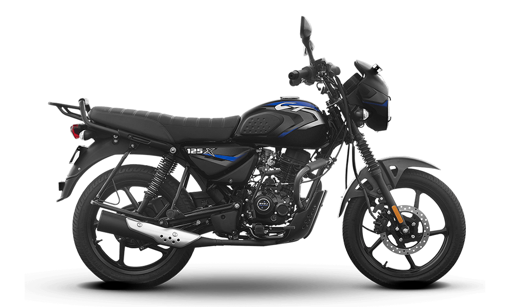 Ebony Black With Blue Decals