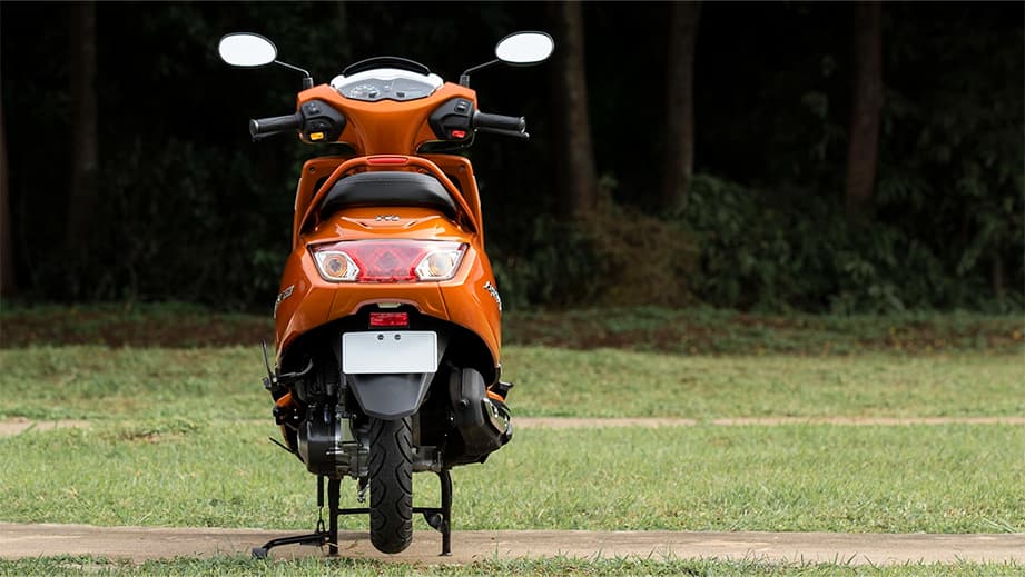 Jupiter Rear View TVS Jupiter 125 Bike Images - Photos & Wallpapers