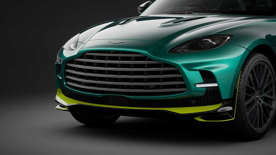 Front view of a Aston Martin DBX