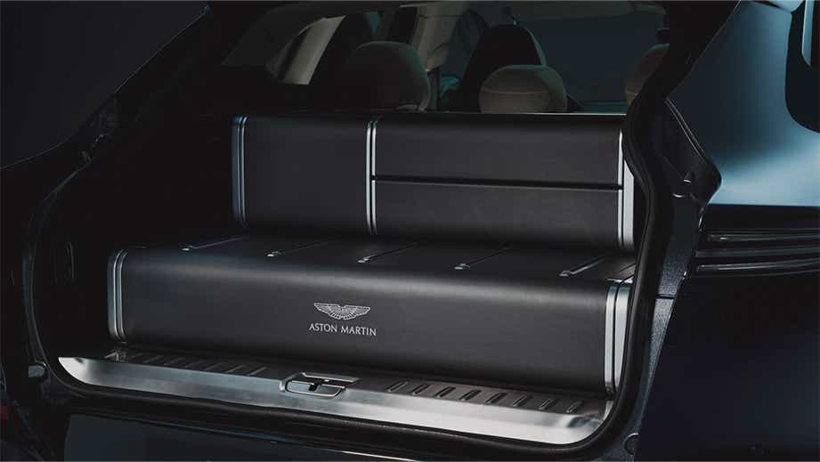 rear cargo area of an Aston Martin DBX