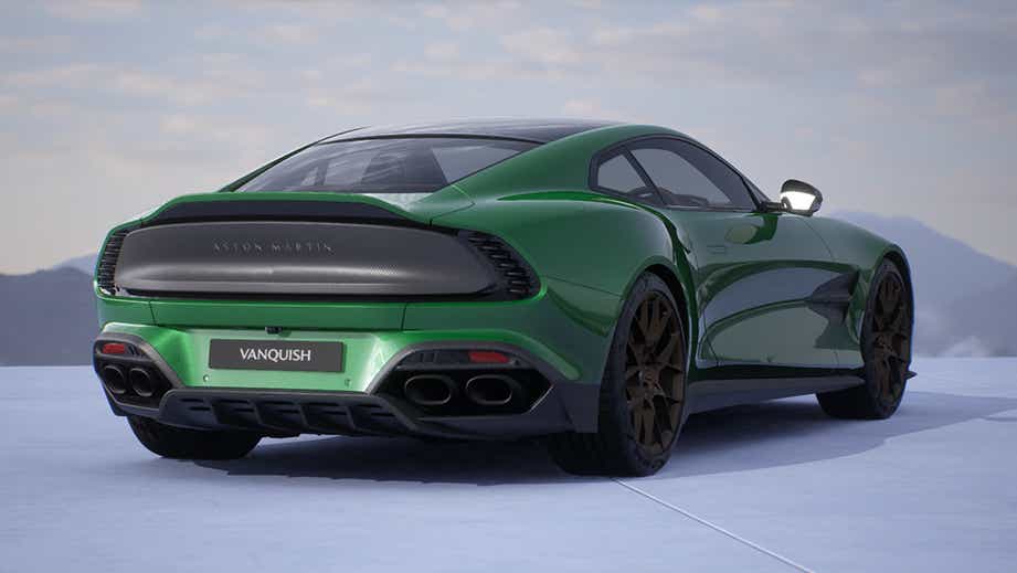 Aston Martin Vanquish Rear Right Side View