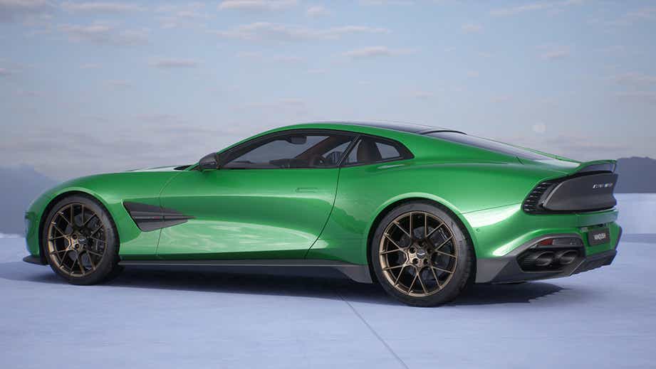 Aston Martin Vanquish Rear Left Side View
