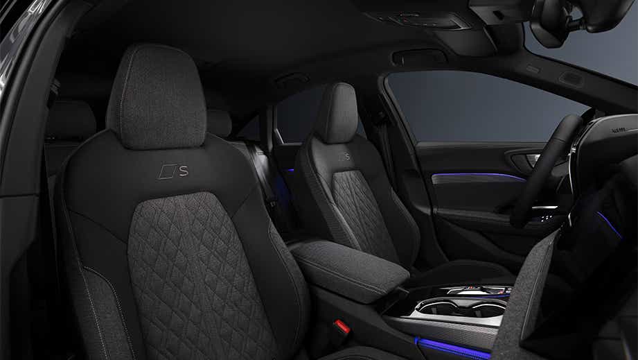 Front interior view of an Audi A5