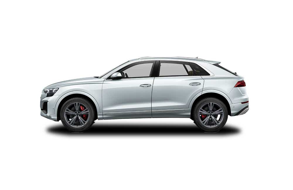 side view of a Audi Q8