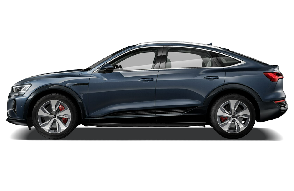 side view of a Audi Q8 Sportback e-tron