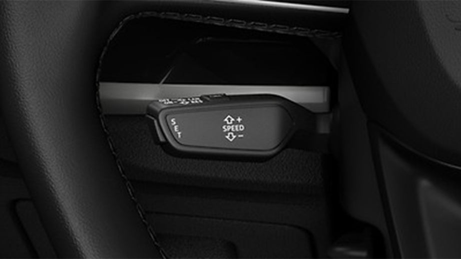 Cruise control stalk of a Audi Q8 Sportback e-tron