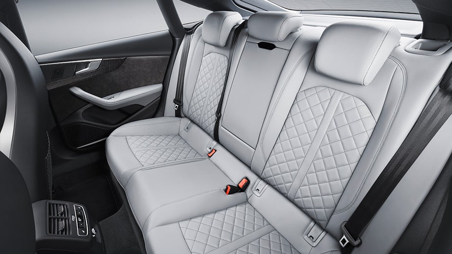 rear seats of an Audi S5 Sportback