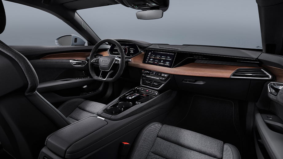 interior dashboard of an Audi e-tron GT