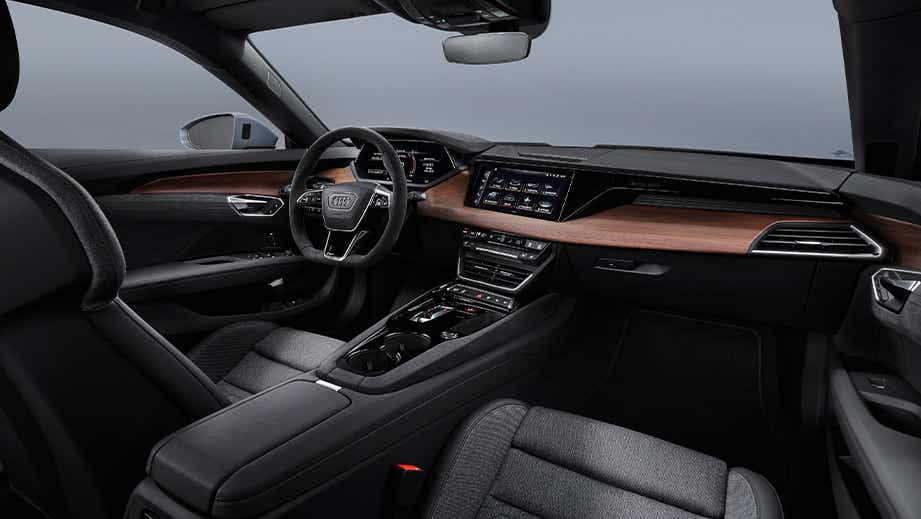 interior dashboard of an Audi e-tron GT