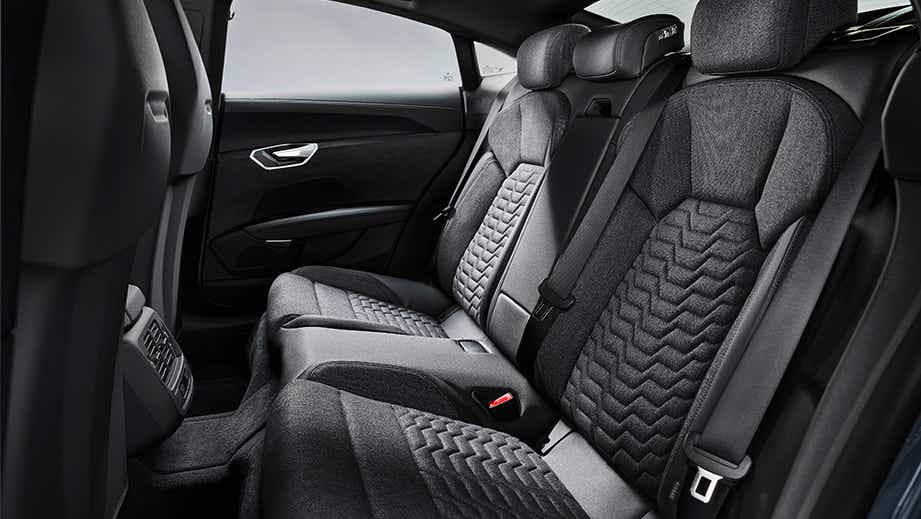 rear seat area of an Audi e-tron GT
