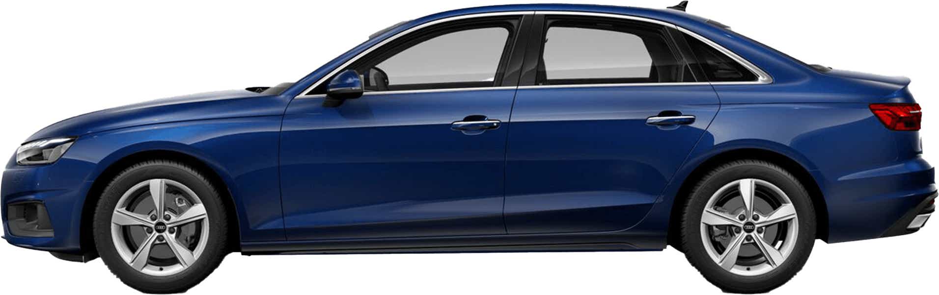 side view of an Audi A4