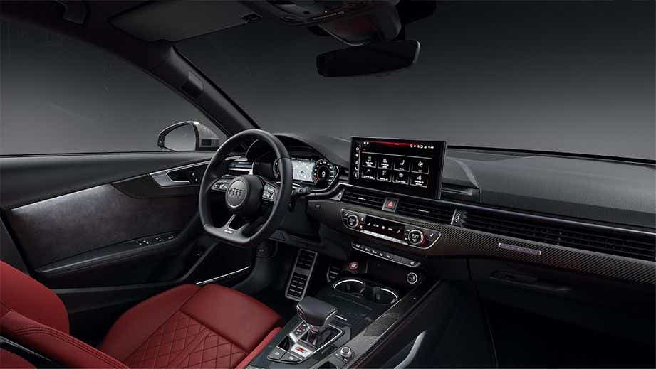 interior dashboard of an Audi A4