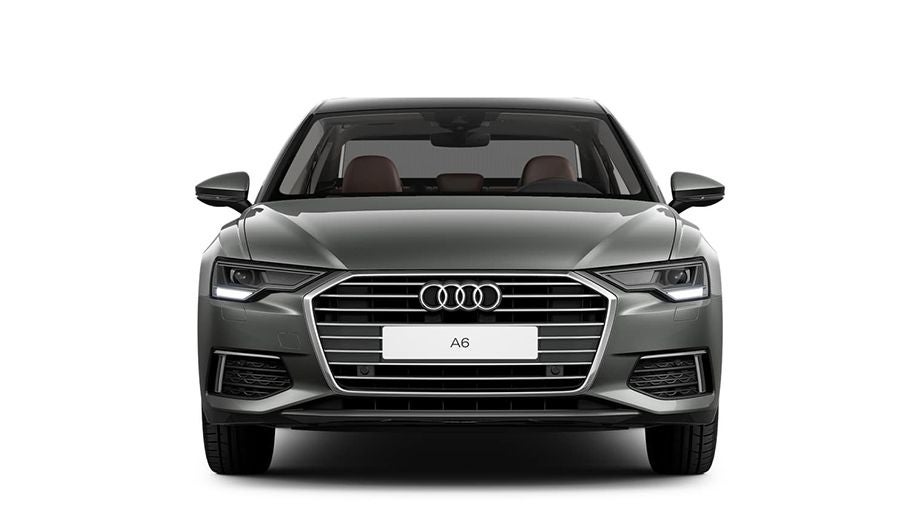 Front view of an Audi A6