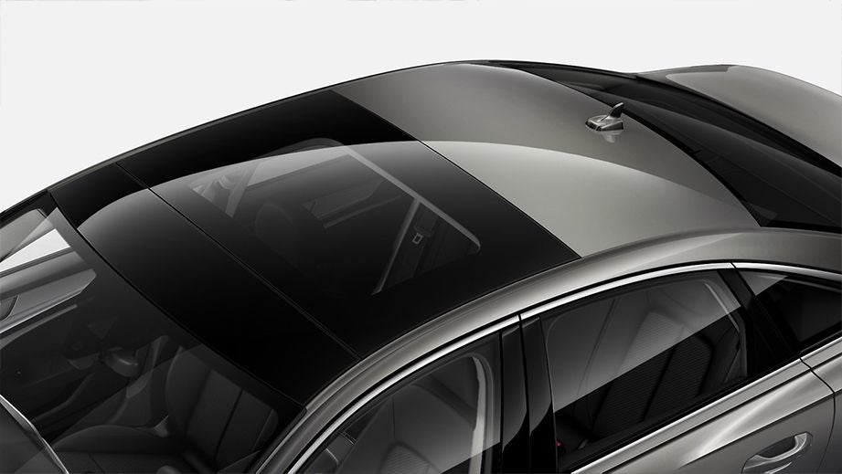 panoramic sunroof view of an Audi A6