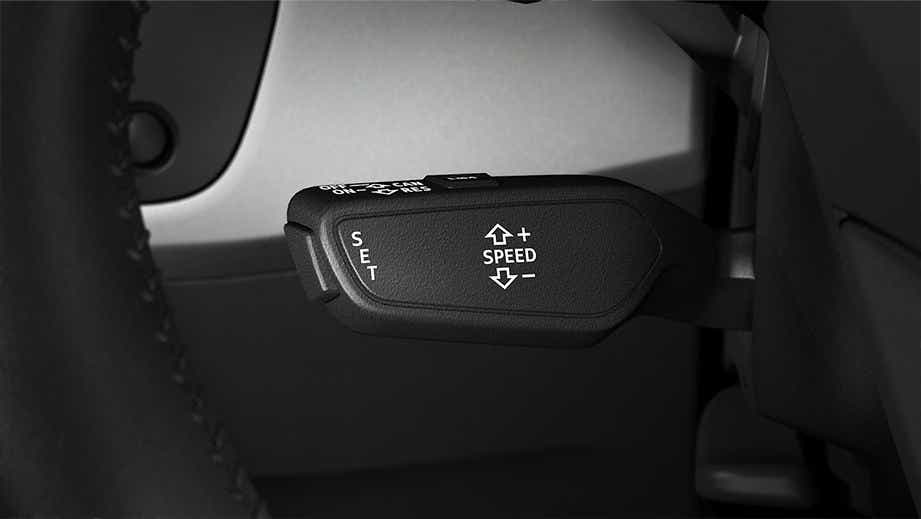 cruise control stalk of an Audi A6