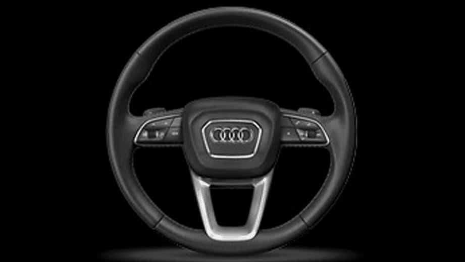 steering wheel of an Audi Q5