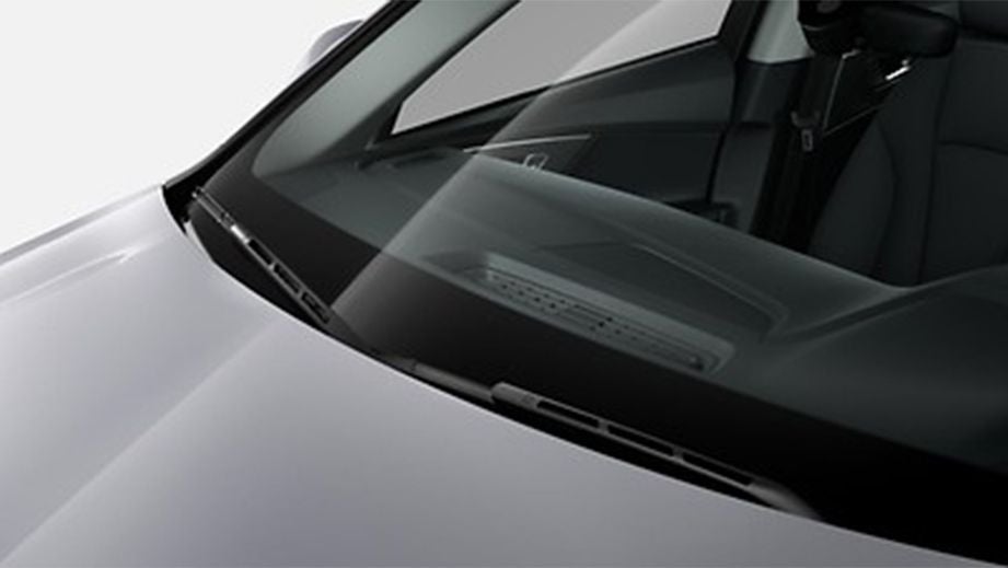 windshield and dashboard view of an Audi Q7 2022-2023