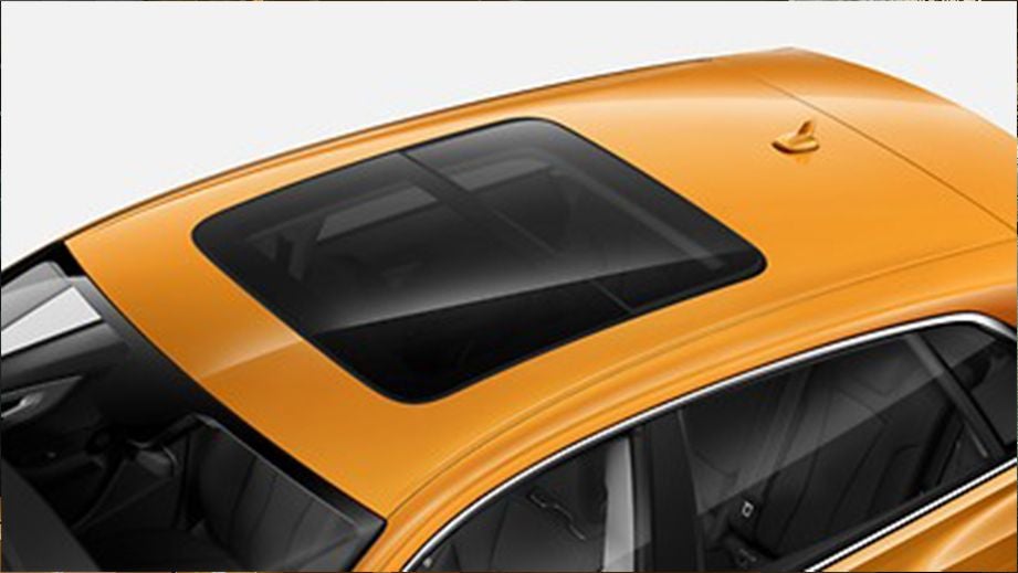 sunroof exterior view of an Audi Q8 2020-2023