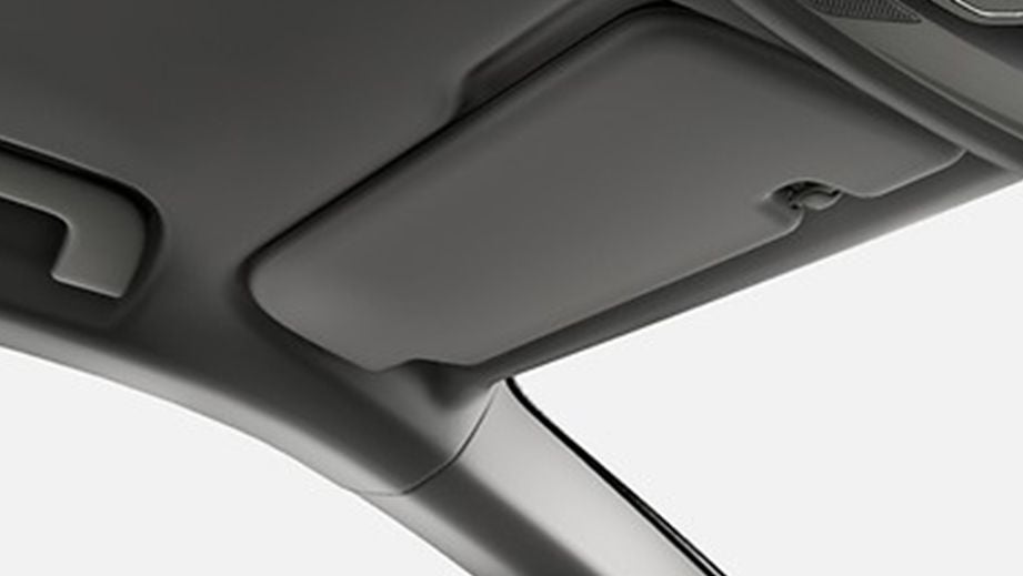 interior headliner and sun visor area of an Audi Q8 2020-2023