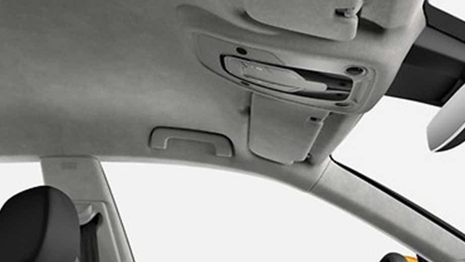 interior ceiling and sun visor view of an Audi Q8 2020-2023
