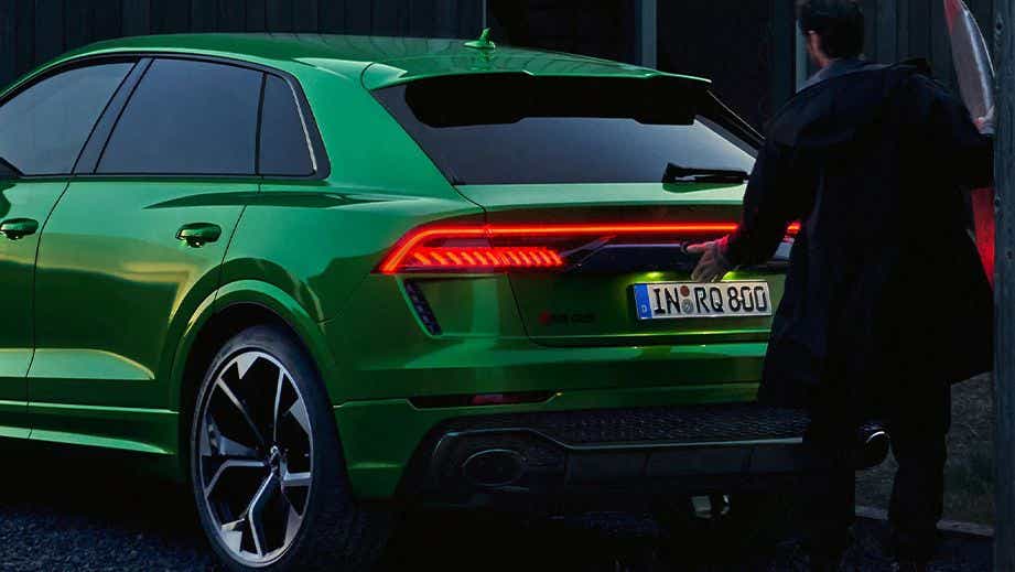 rear view of an Audi RS Q8