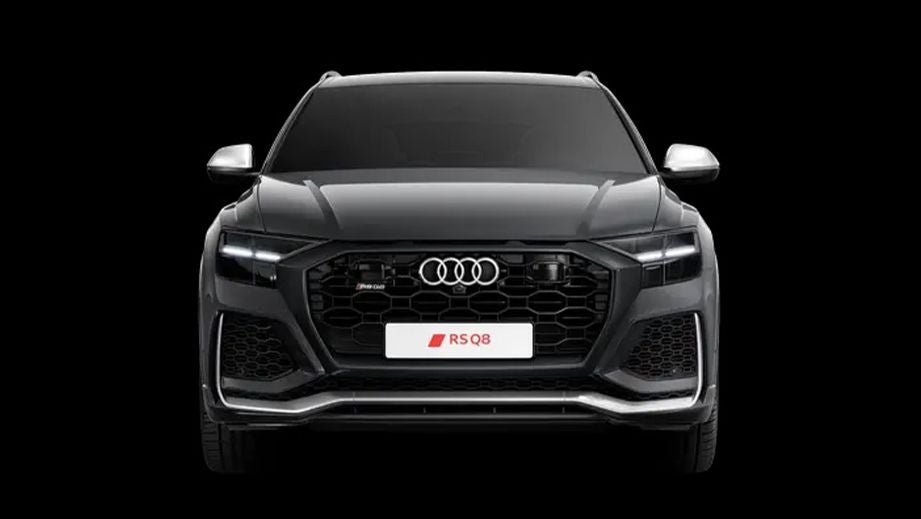 front view of an Audi RS Q8