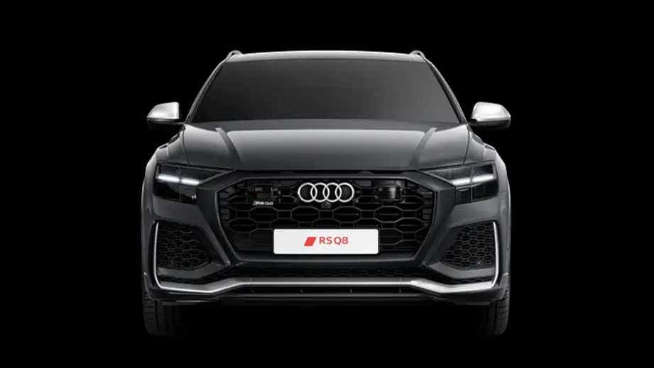 front view of an Audi RS Q8