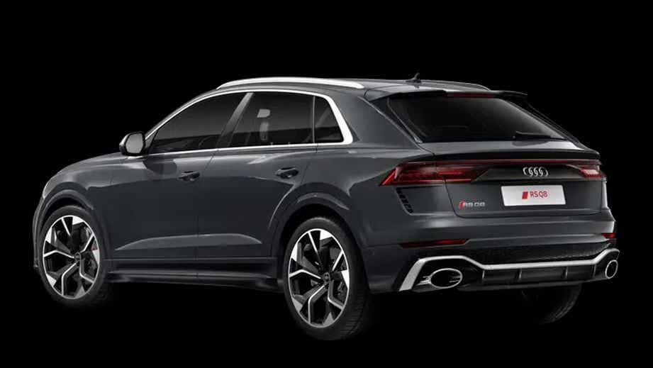rear three-quarter of an Audi RS Q8