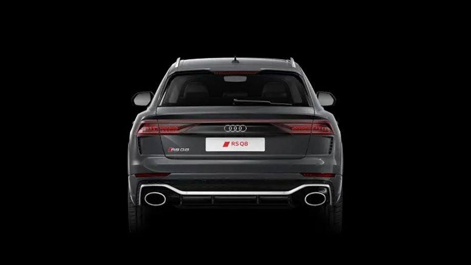 rear view of an Audi RS Q8