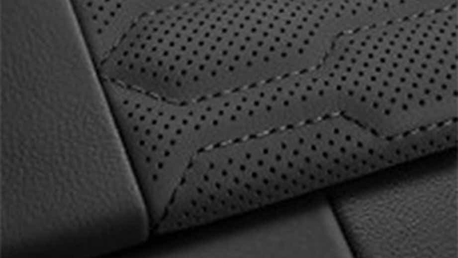 interior seat close-up of an Audi RS Q8