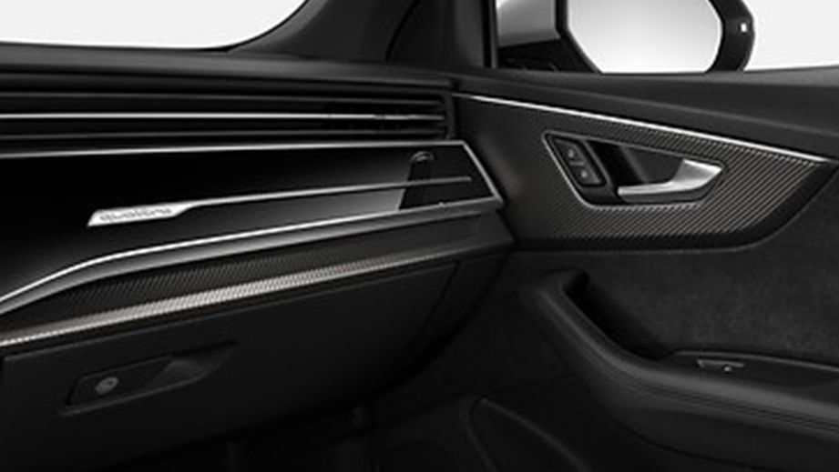 front passenger interior view of an Audi RS Q8