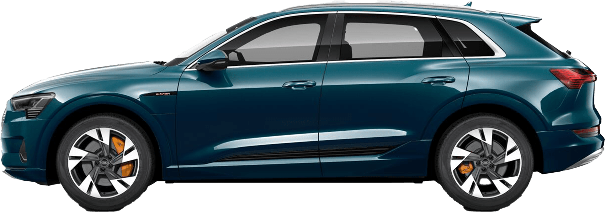 side view of an Audi e-tron