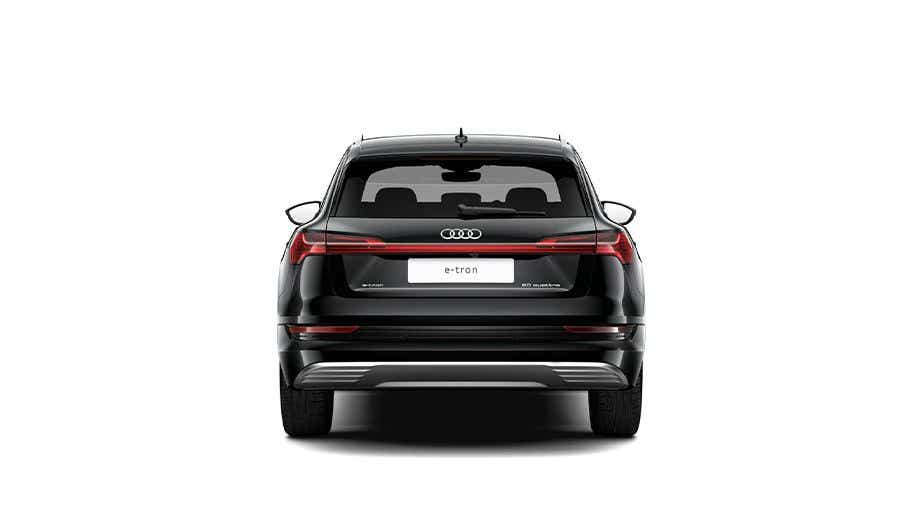 Rear view of an Audi e-tron