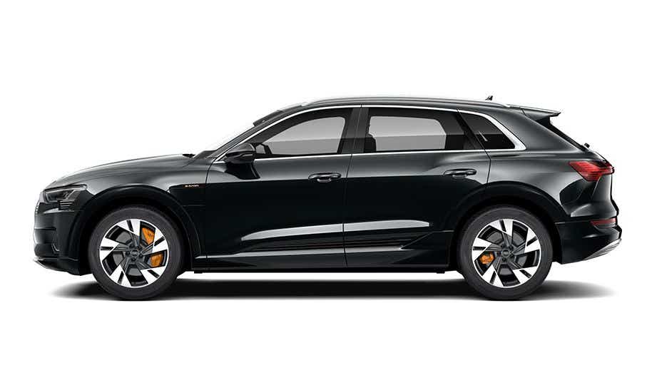 side view of an Audi e-tron