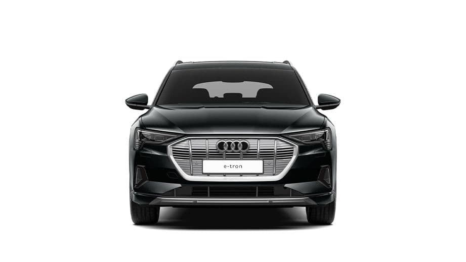 Front view of an Audi e-tron