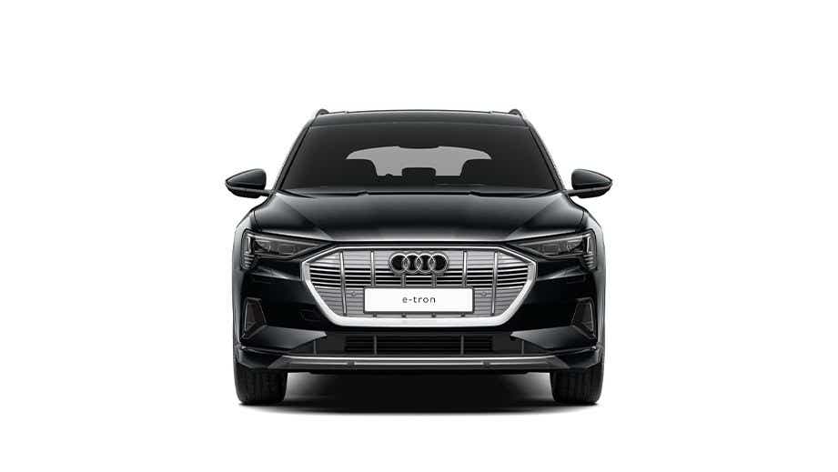 Front view of an Audi e-tron