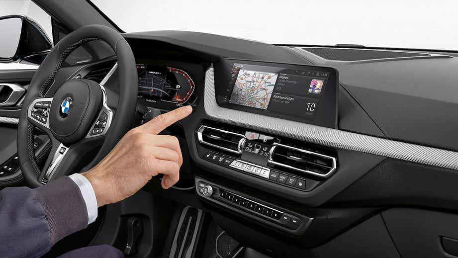 interior dashboard of a BMW 2 Series