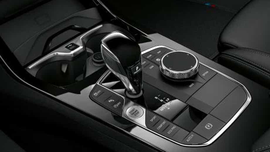 gear selector and control dial area of a BMW 2 Series