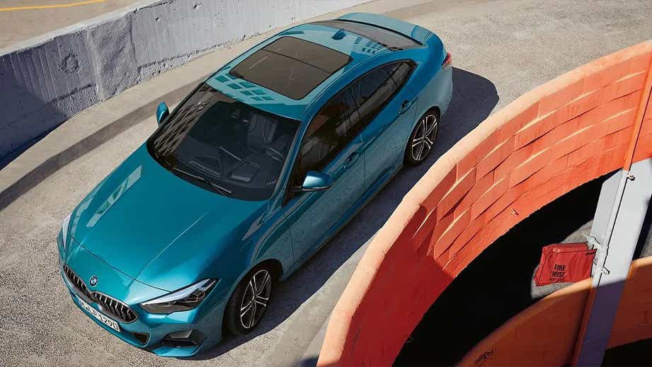 overhead view of a BMW 2 Series