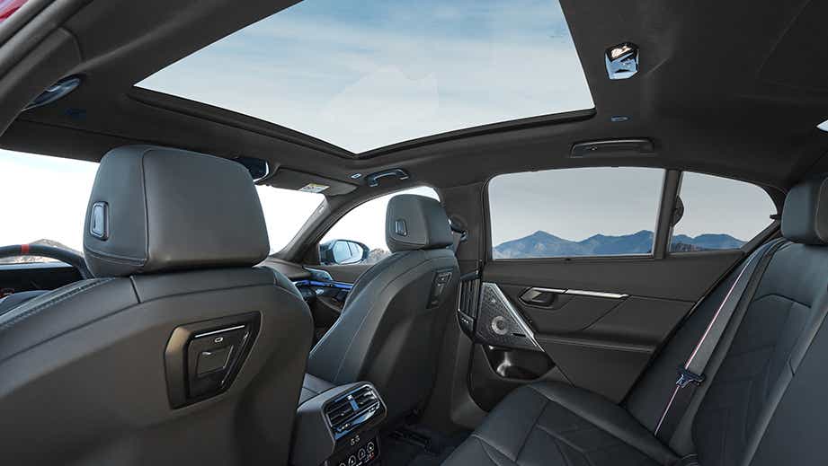 interior cabin view of a BMW 5 Series