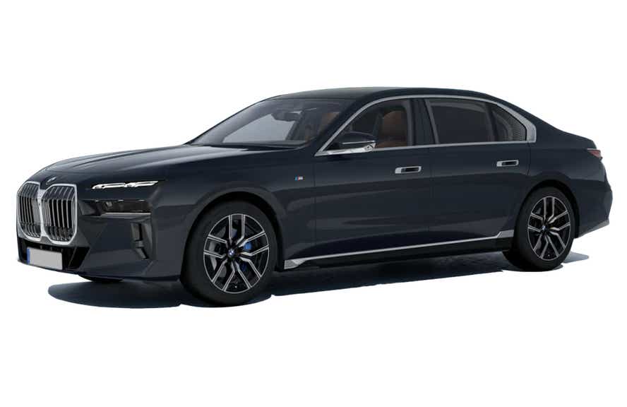front and side view of a BMW 7 Series